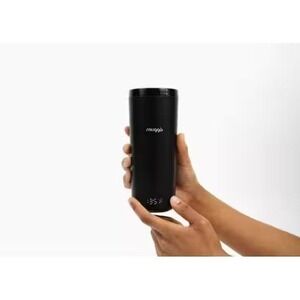 Muggo Smart Heated Travel Mug Black Digital Temperature Control USB Charger